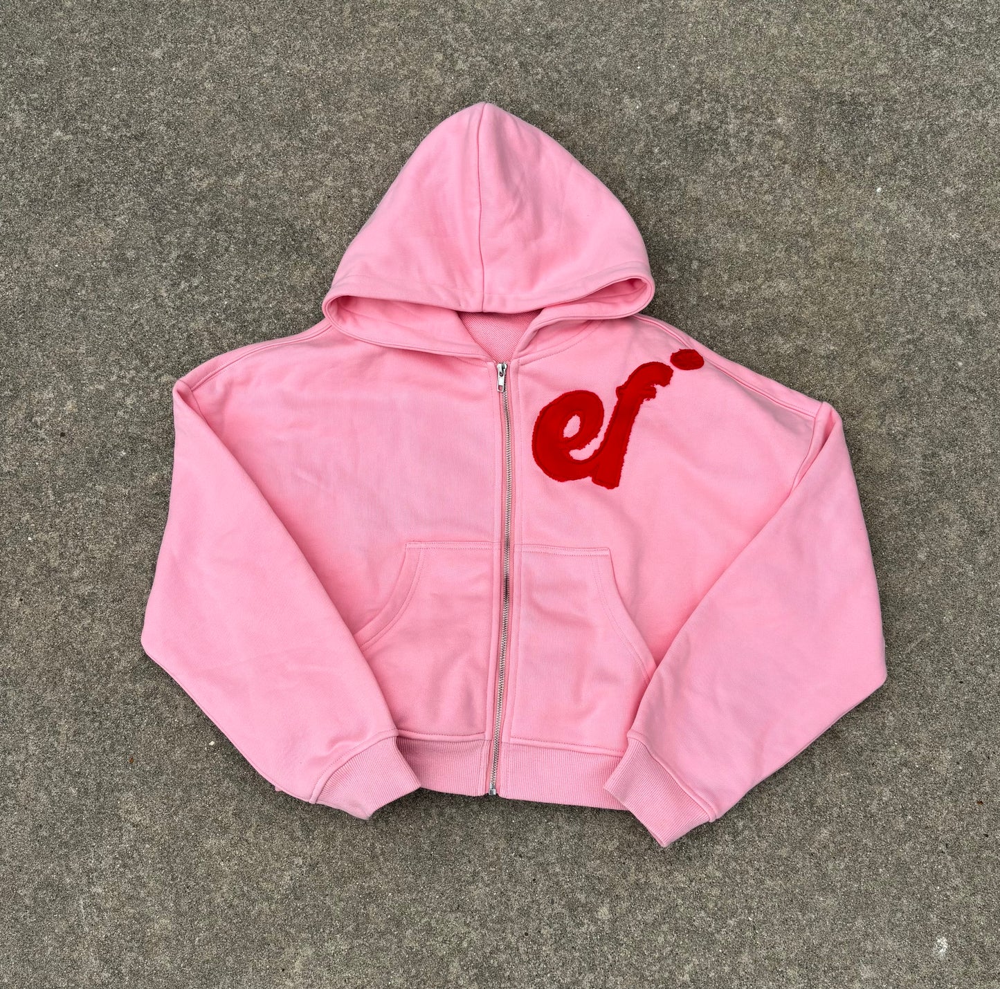 PINK “EF*” ZIP-UP