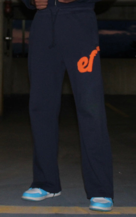 BLUE “EF*” SWEATPANTS