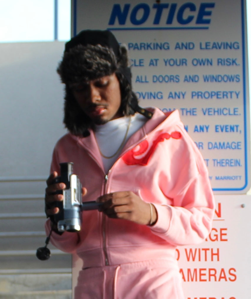 PINK “EF*” ZIP-UP